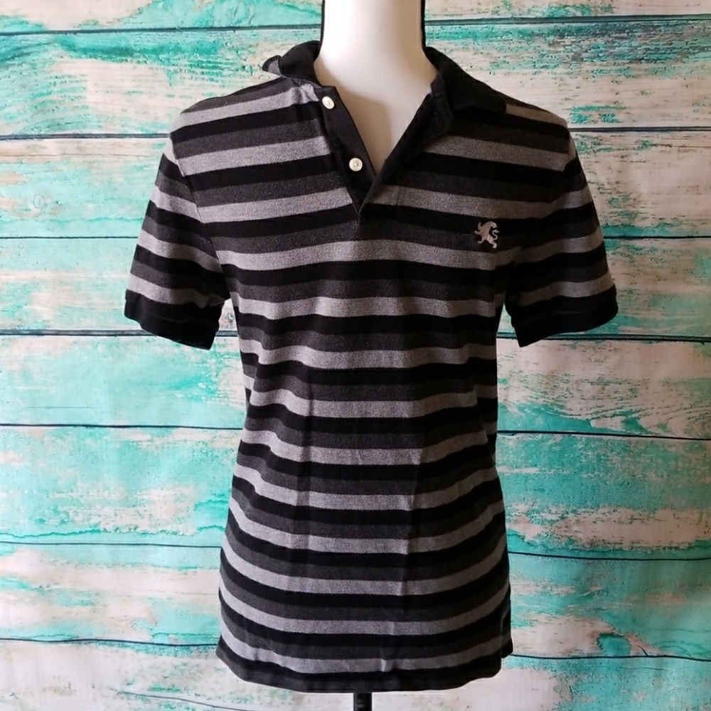 EXPRESS Striped Polo